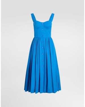Dolce & Gabbana Cotton Dress - Blue