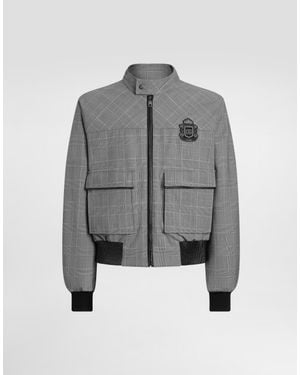 Dolce & Gabbana Unlined Blouson Jacket - Grey