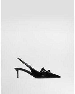 Dolce & Gabbana Calfskin Slingback - White