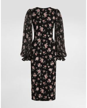Dolce & Gabbana Silk Dress - Black
