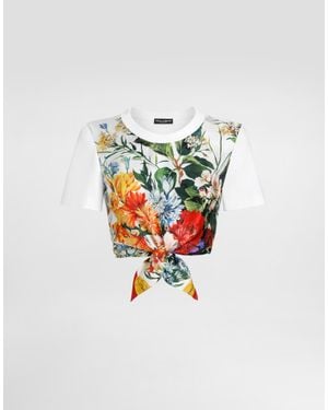 Dolce & Gabbana T-Shirt With Embroidery - White