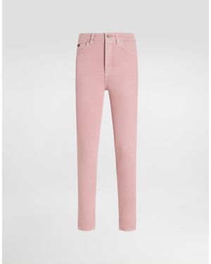 Dolce & Gabbana Skinny Denim Jeans - Rosa