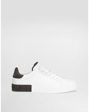 Dolce & Gabbana Portofino Light Calfskin Trainers - Multicolour
