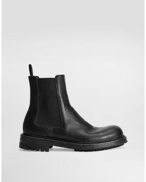 Dolce & Gabbana Calfskin Beatles Boots - Black