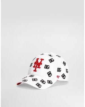 Dolce & Gabbana X '47 New York Mets Logo-Print Baseball Cap - White