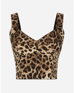 Dolce & Gabbana Top - Brown