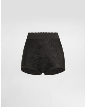 Dolce & Gabbana High-Waisted Shaper Panties - Black