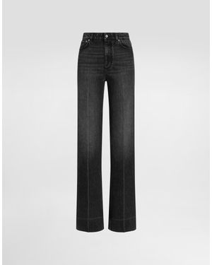 Dolce & Gabbana 5-Pocket Denim Trousers - Black