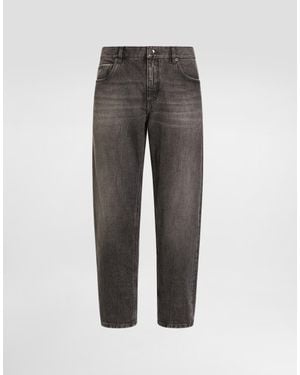 Dolce & Gabbana Denim Trousers - Grey