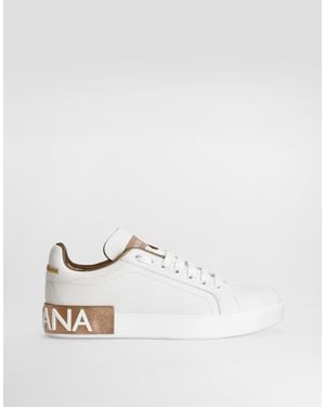 Dolce & Gabbana Trainers Portofino Calfskin - White