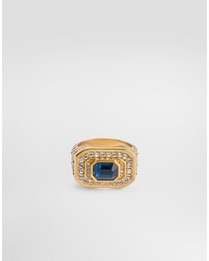 Dolce & Gabbana Rhinestone Ring - White