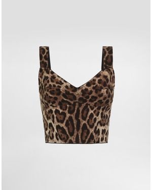 Dolce & Gabbana Top - Brown