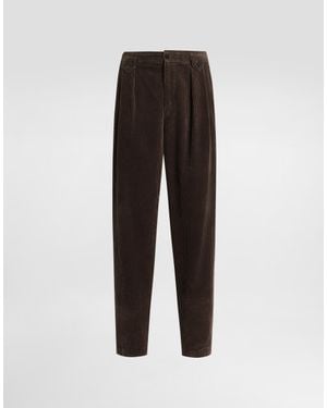 Dolce & Gabbana Corduroy Trousers - Multicolour
