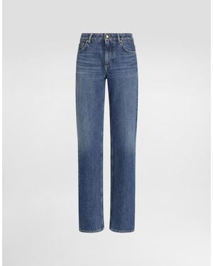 Dolce & Gabbana 5-Pocket Denim Trousers - Blue