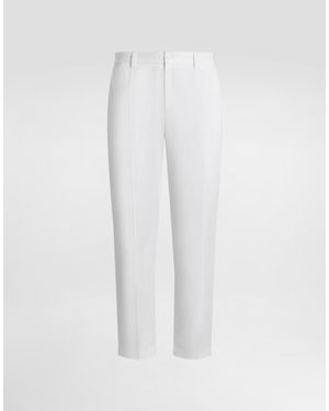 Dolce & Gabbana Straight-Leg Trousers - White