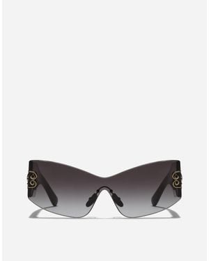 Dolce & Gabbana Lunettes De Soleil Dg Filigrane - Gris