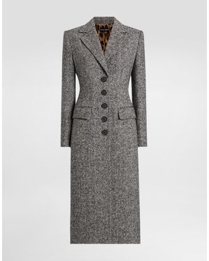 Dolce & Gabbana Single-Breasted Coat - グレー