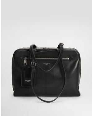 Dolce & Gabbana Ellis Calfskin Briefcase - ブラック