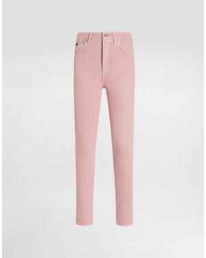 Dolce & Gabbana Skinny Denim Jeans - Pink