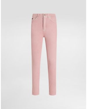 Dolce & Gabbana Skinny Denim Jeans - ピンク