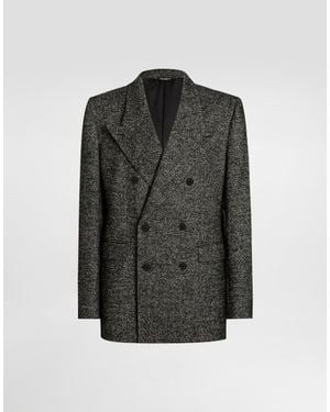 Dolce & Gabbana Double-Breasted Jacket - Grey