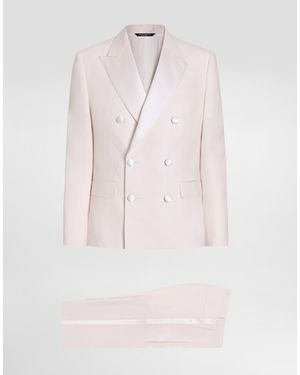 Dolce & Gabbana Double-Breasted Suit - Pink