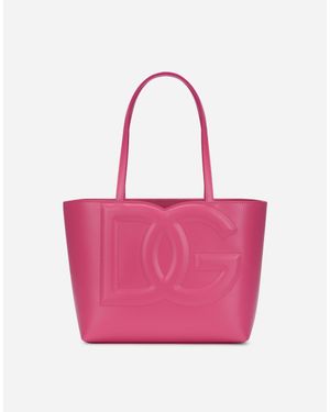 Dolce & Gabbana Dg Logo Small Shopping Bag - Pink