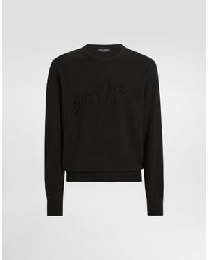 Dolce & Gabbana Fine-Gauge Wool Pullover - ブラック