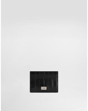 Dolce & Gabbana Eel Skin Card Holder - ホワイト