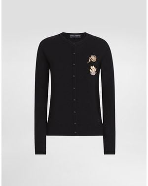 Dolce & Gabbana Cárdigan De Lana - Negro
