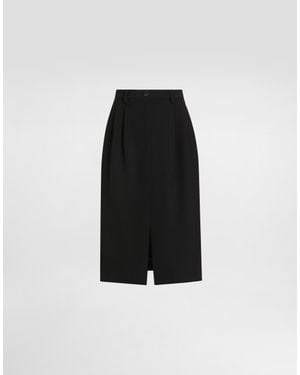 Dolce & Gabbana Midi Skirt - Black