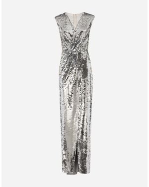 Dolce & Gabbana Sequin-embellished Maxi Dress - White