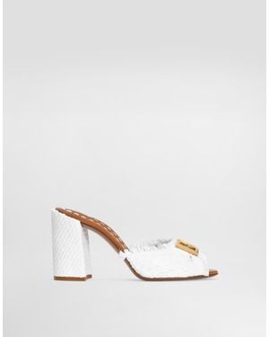 Dolce & Gabbana Ciabatta Tacco - Natural
