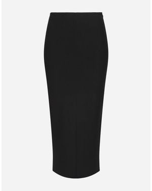 Dolce & Gabbana Pencil Midi Skirt - Black