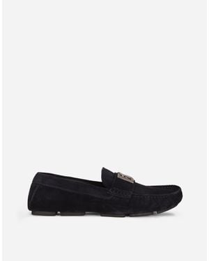 Dolce & Gabbana ドライバーシューズ スエード - ホワイト