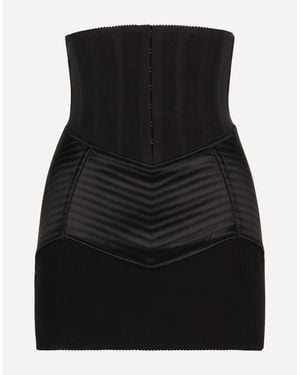 Dolce & Gabbana Dolce&Gabbana Midi Skirt With Corset Belt in