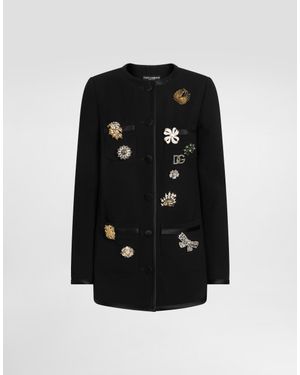 Dolce & Gabbana Single-Breasted Jacket - Black