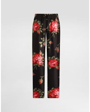 Dolce & Gabbana Wide Pants - Multicolor