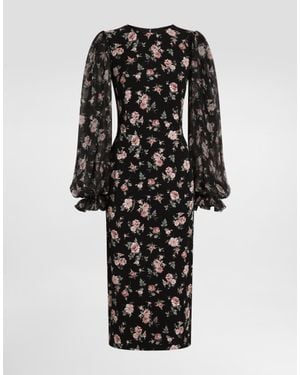 Dolce & Gabbana Silk Dress - Black