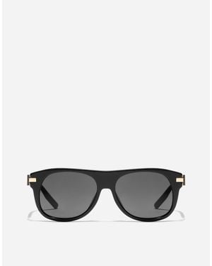 Dolce & Gabbana Metal Plaque Sunglasses - Grey