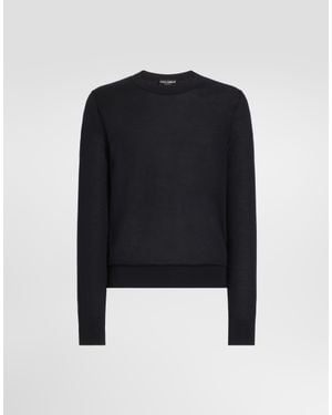 Dolce & Gabbana Pull-Over En Cachemire - Noir
