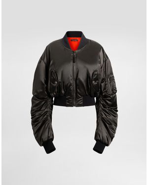 Dolce & Gabbana Nylon Canvas Over Jacket - Black