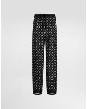 Dolce & Gabbana Printed Twill Pants - Multicolour