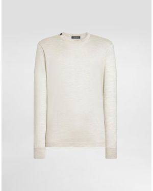 Dolce & Gabbana T-Shirt M/Lunga Giro - White
