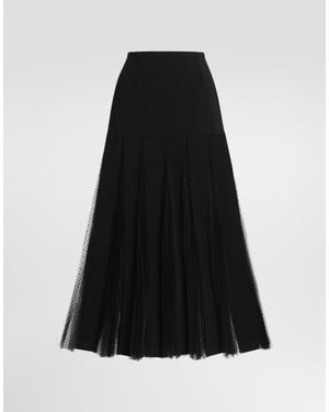 Dolce & Gabbana Jersey Skirt - Black