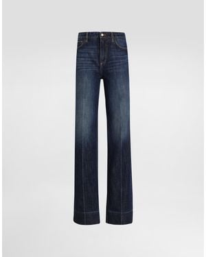 Dolce & Gabbana Denim Cigarette Jeans - Blau