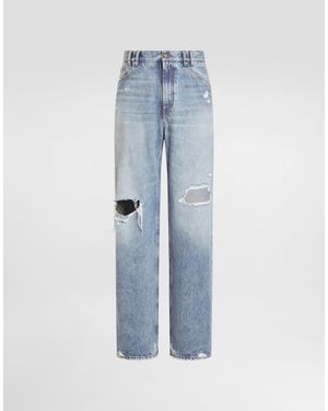 Dolce & Gabbana Denim Trousers - Blue