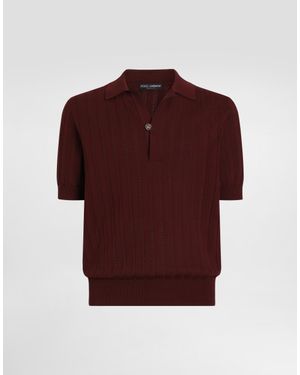 Dolce & Gabbana Polo M/C - Red