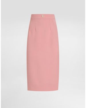 Dolce & Gabbana Gonna Tubino Longuette - Rosa