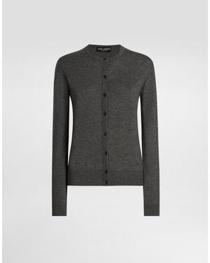 Dolce & Gabbana Cashmere Cardigan - Black